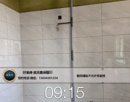 威海嘉保信装饰在施工地-天泽府7#109平三室两厅现代简约风格-瓦工阶段