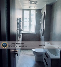 威海嘉保信装饰在施工地-成山御苑251#三室两厅106平现代风格-完工保洁